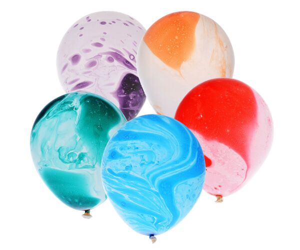 Balónky mramorové 5 ks